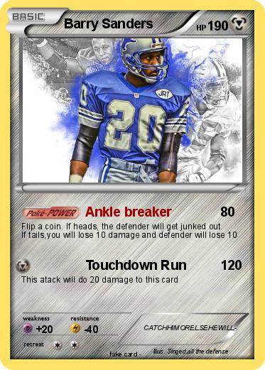 Pokemon Barry Sanders