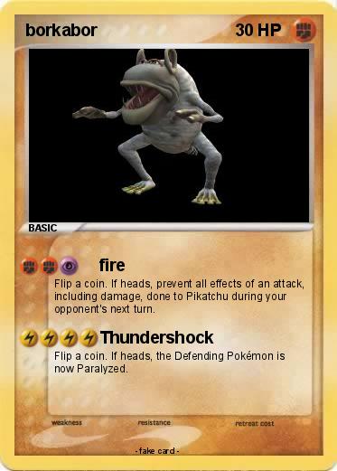 Pokemon borkabor