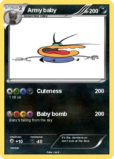 Pokemon Army baby
