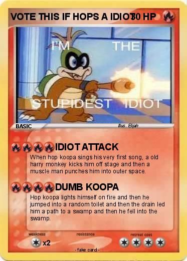Pokemon VOTE THIS IF HOPS A IDIOT