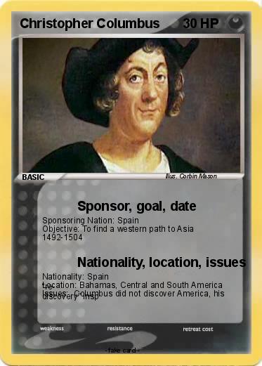 Pokemon Christopher Columbus