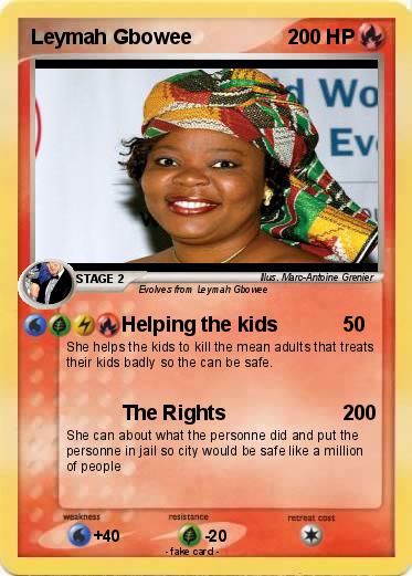 Pokemon Leymah Gbowee