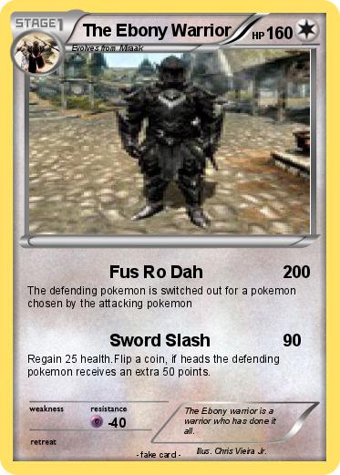 Pokemon The Ebony Warrior