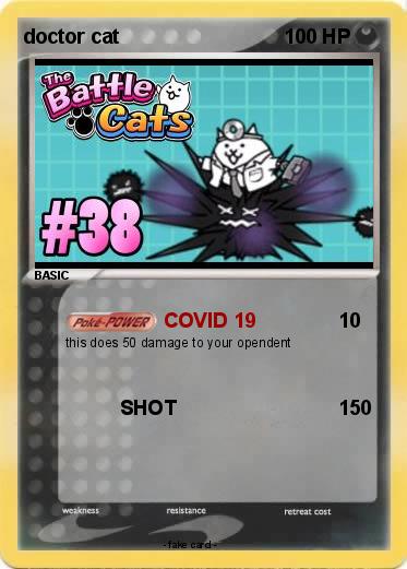 Pokemon doctor cat