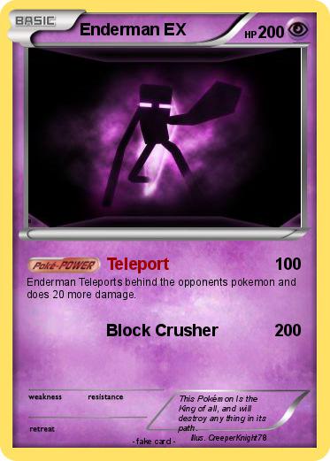 Pokemon Enderman EX