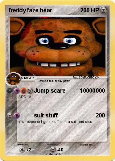 Pokemon freddy faze bear
