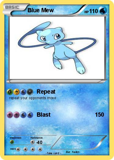Pokemon Blue Mew