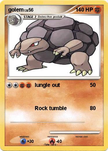 Pokemon golem