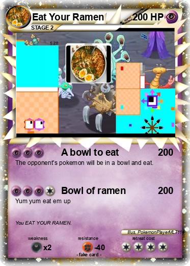 Pokemon Eat Your Ramen