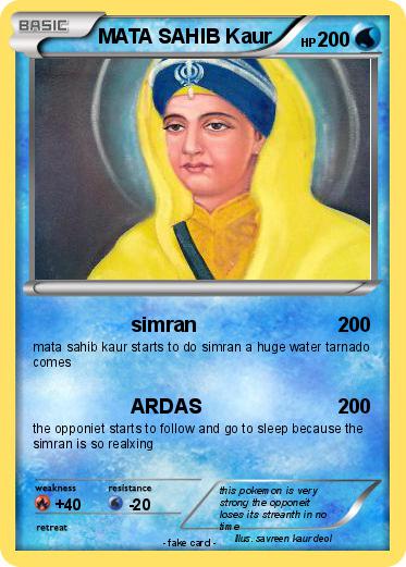 Pokemon MATA SAHIB Kaur