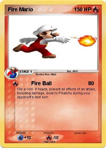 Pokemon Fire Mario