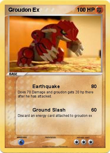 Pokemon Groudon Ex