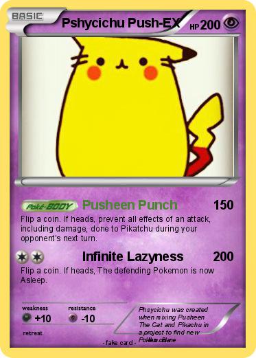 Pokemon Pshycichu Push-EX