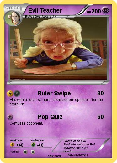 Pokemon Evil Teacher