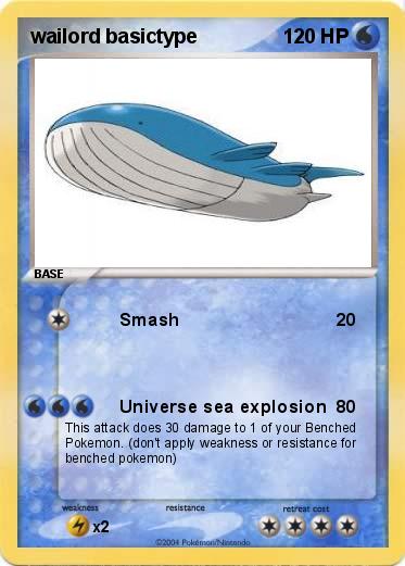 Pokemon wailord basictype