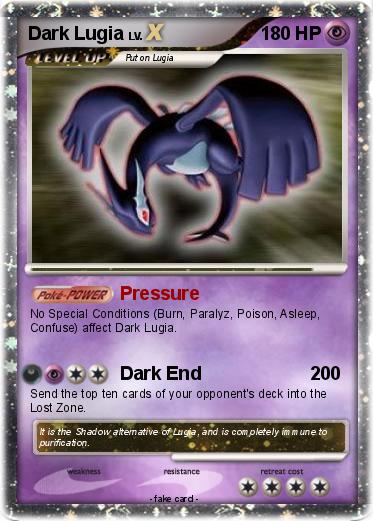 Pokemon Dark Lugia