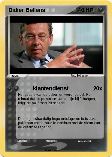 Pokemon Didier Bellens
