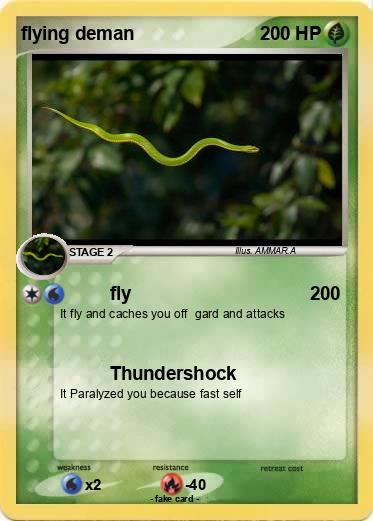 Pokemon flying deman