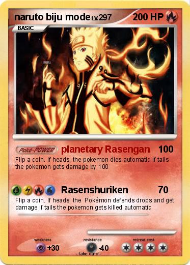 Pokemon naruto biju mode