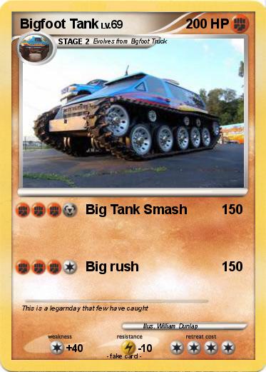 Pokemon Bigfoot Tank