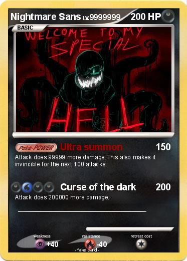 Pokemon Nightmare Sans