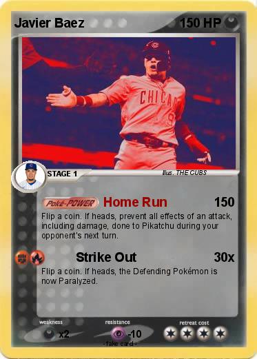 Pokemon Javier Baez