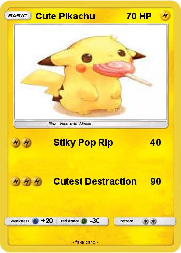 Pokemon Cute Pikachu