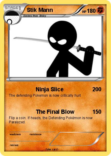 Pokemon Stik Mann