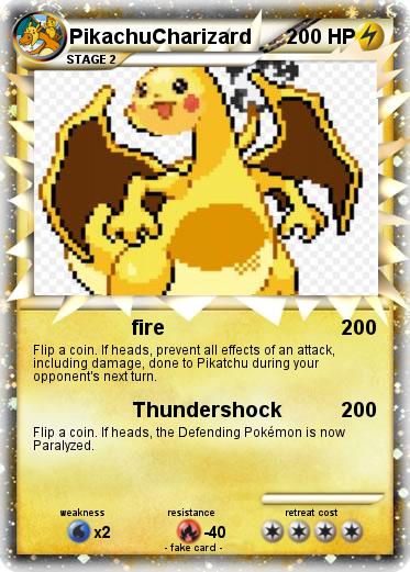 Pokemon PikachuCharizard