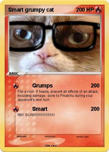 Pokemon Smart grumpy cat