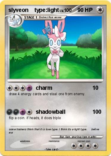Pokemon slyveon    type:light