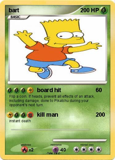 Pokemon bart