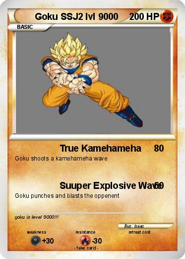 Pokemon Goku SSJ2 lvl 9000