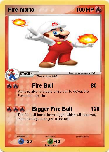 Pokemon Fire mario