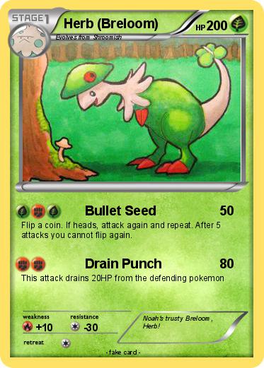 Pokemon Herb (Breloom)