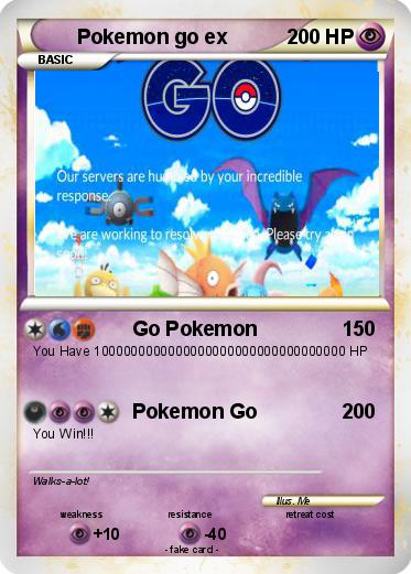 Pokemon Pokemon go ex