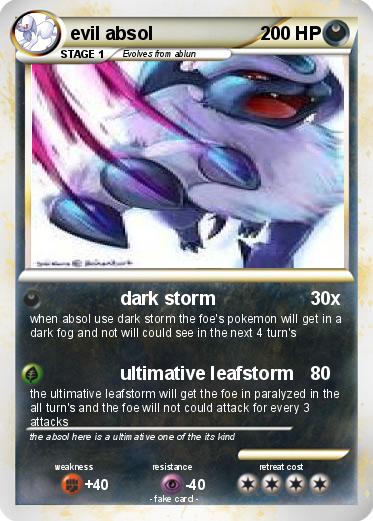 Pokemon evil absol