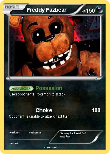 Pokemon Freddy Fazbear
