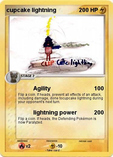 Pokemon cupcake lightning