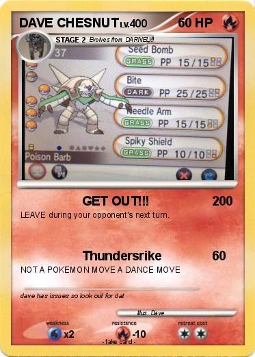 Pokemon DAVE CHESNUT
