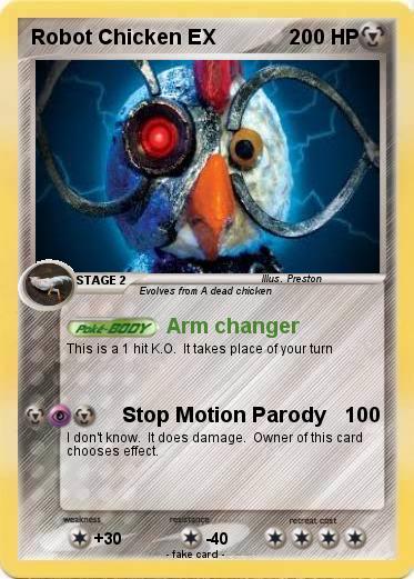 Pokemon Robot Chicken EX Pokemon Robot Chicken EX