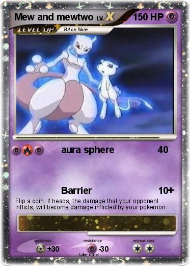 Pokemon Mew and mewtwo