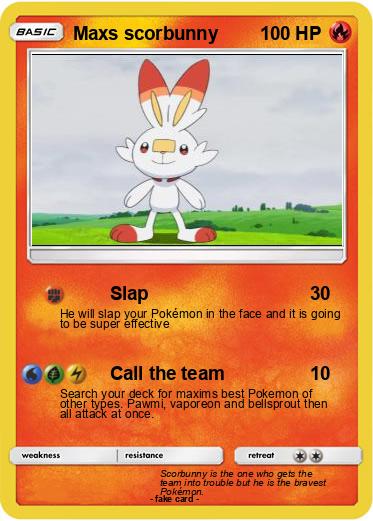 Pokemon Maxs scorbunny