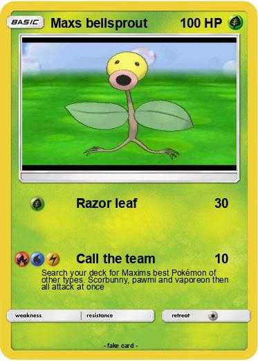 Pokemon Maxs bellsprout