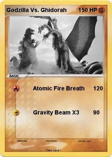 Pokemon Godzilla Vs. Ghidorah