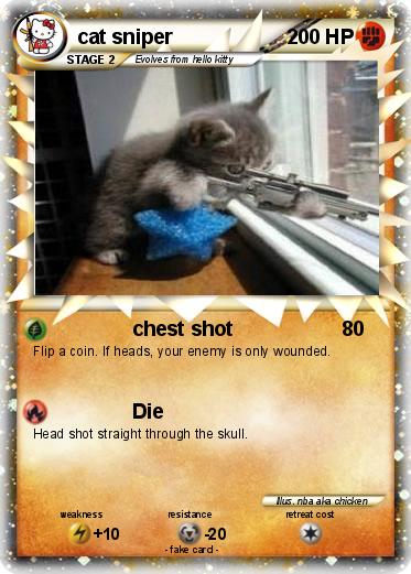 Pokemon cat sniper