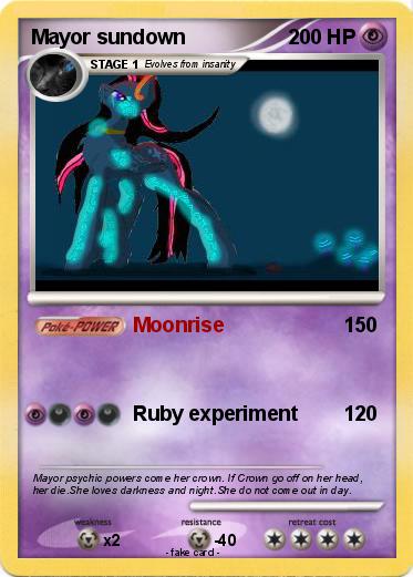 Pokemon Mayor sundown