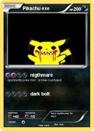 Pokemon Pikachu exe