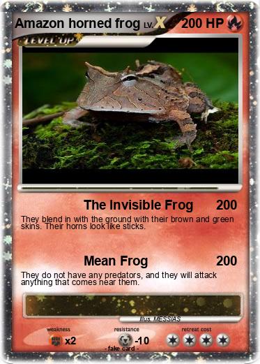 Pokemon Amazon horned frog Pokemon Amazon horned frog