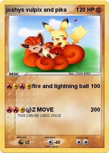 Pokemon joshys vulpix and pika